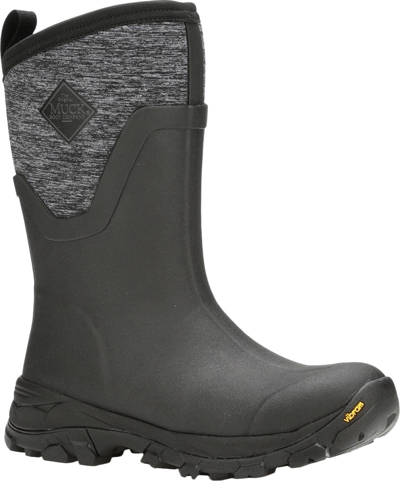 Muck Boots - Dámske gumáky "Arctic Ice" FS8657 (38 EU) (čierne/šedé škvrnité)