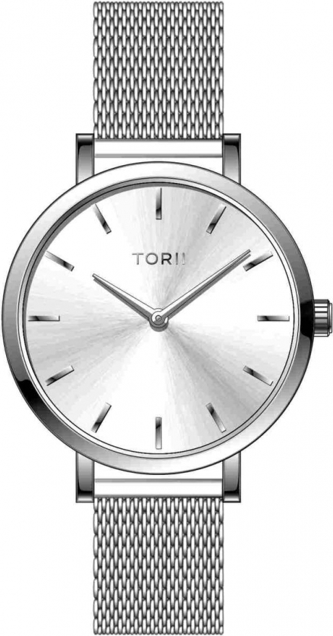 Damen Uhr TORII S33SS.OS in klassischem silbernen Fashion-Stil.