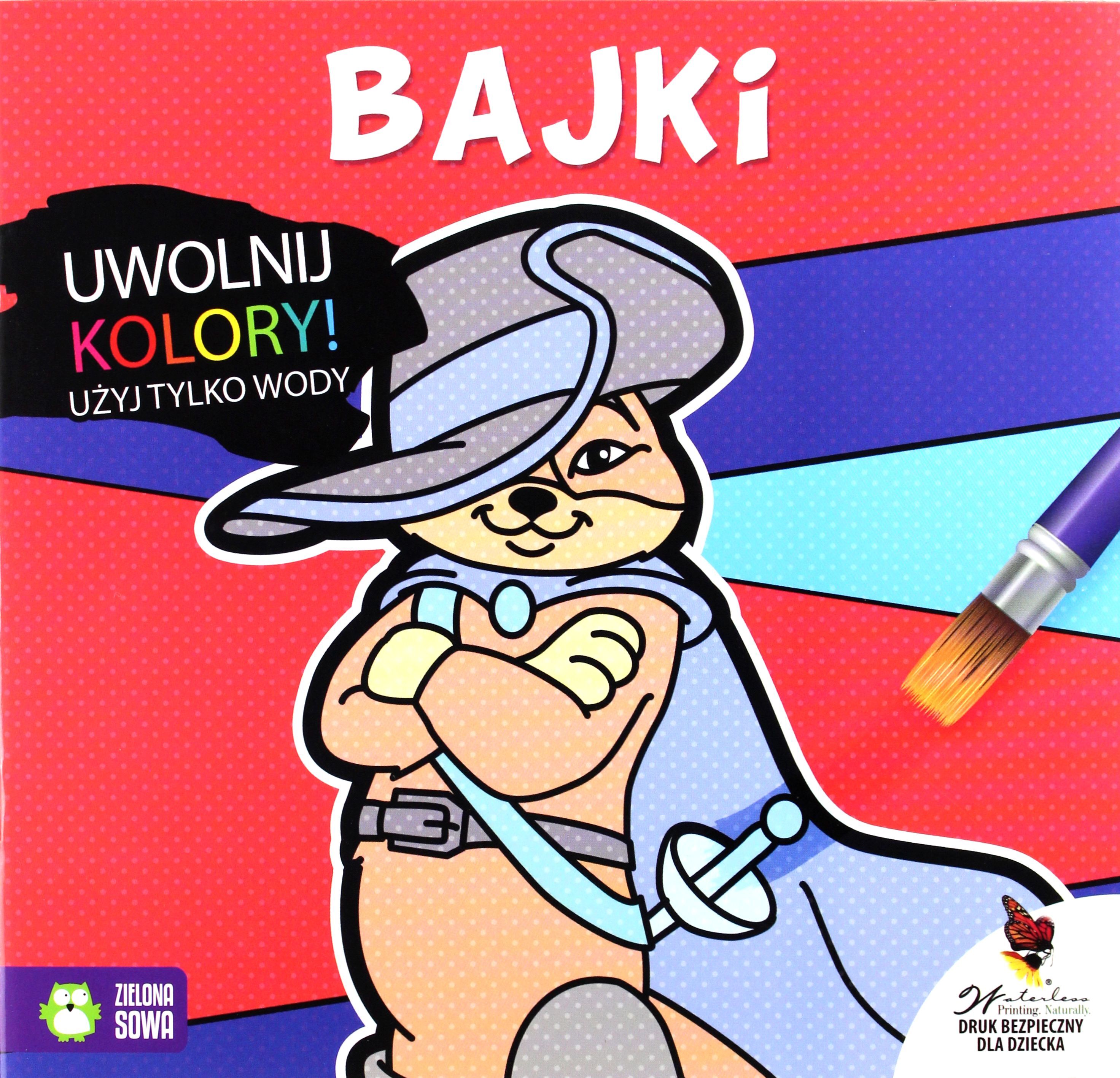 Zielona Sowa Uwolnij kolory. Bajki