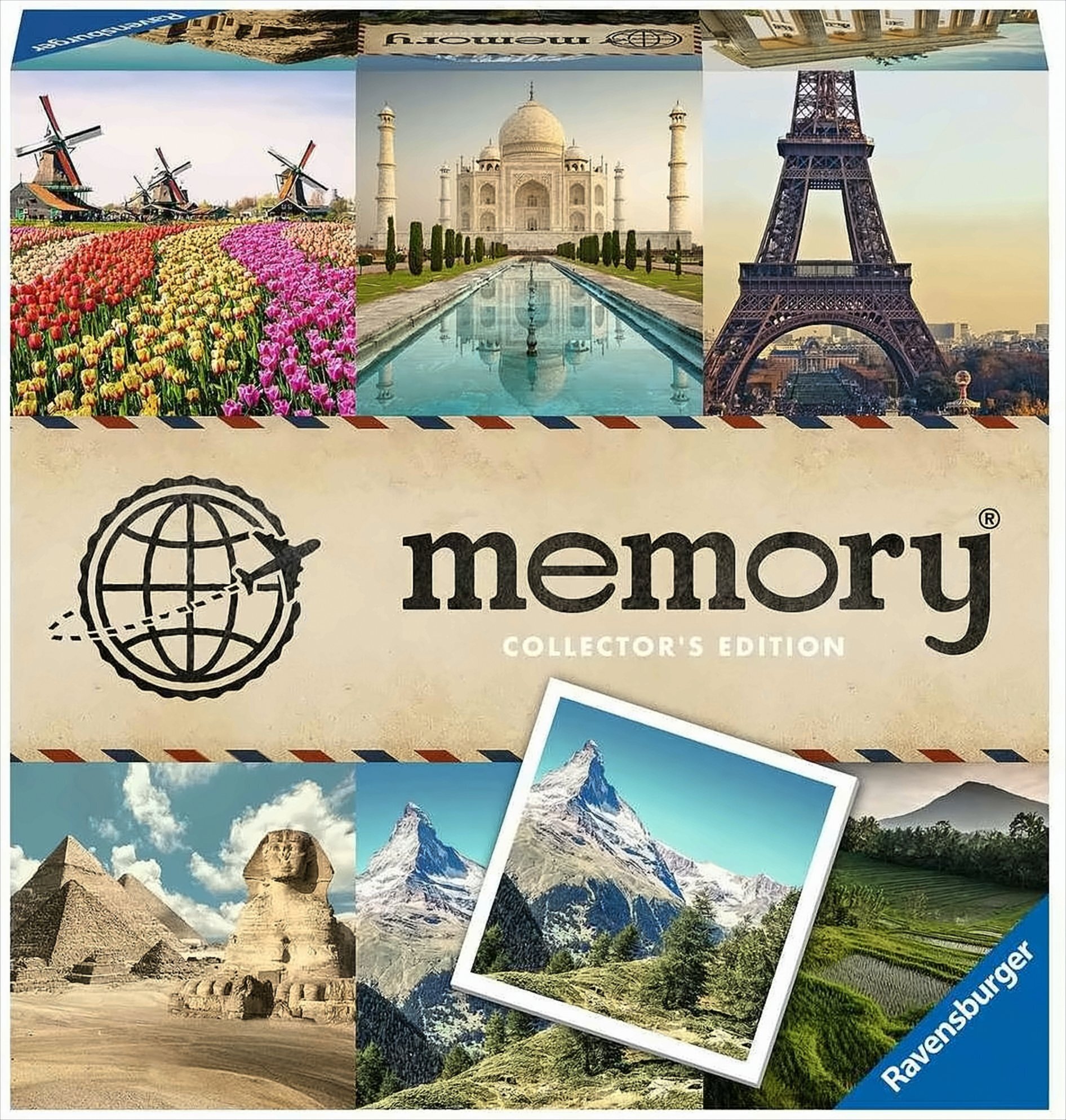 Ravensburger - Educational Game - Collectors' Memory® - Travel - A First Educational Game Combining Observation, Association and memorization - from 6 Years Old - 27379