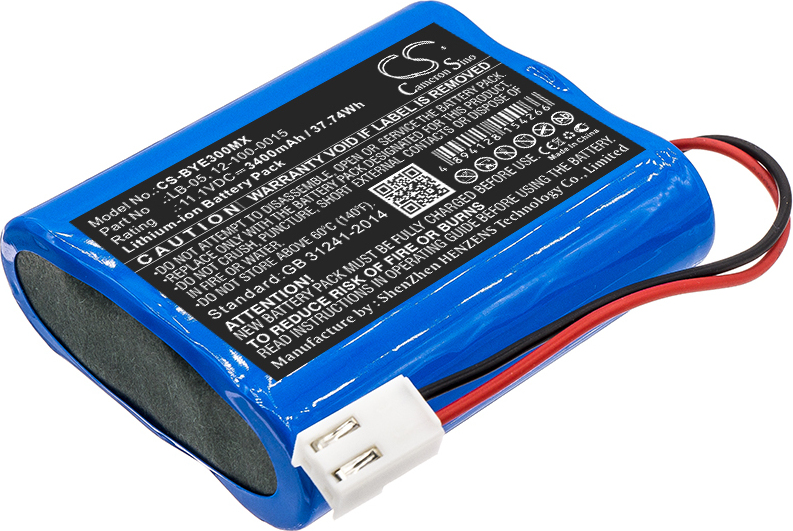 TECHTEK Akku Kompatibel mit [Biolight] BLT-E30, für [Bollywood] E30 ECG Ersetzt 12-100-0015, für LB-05