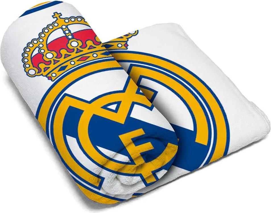 Real Madrid Real Madrid 150x95 Cm Decke Weiß Weiß One Size RM17494