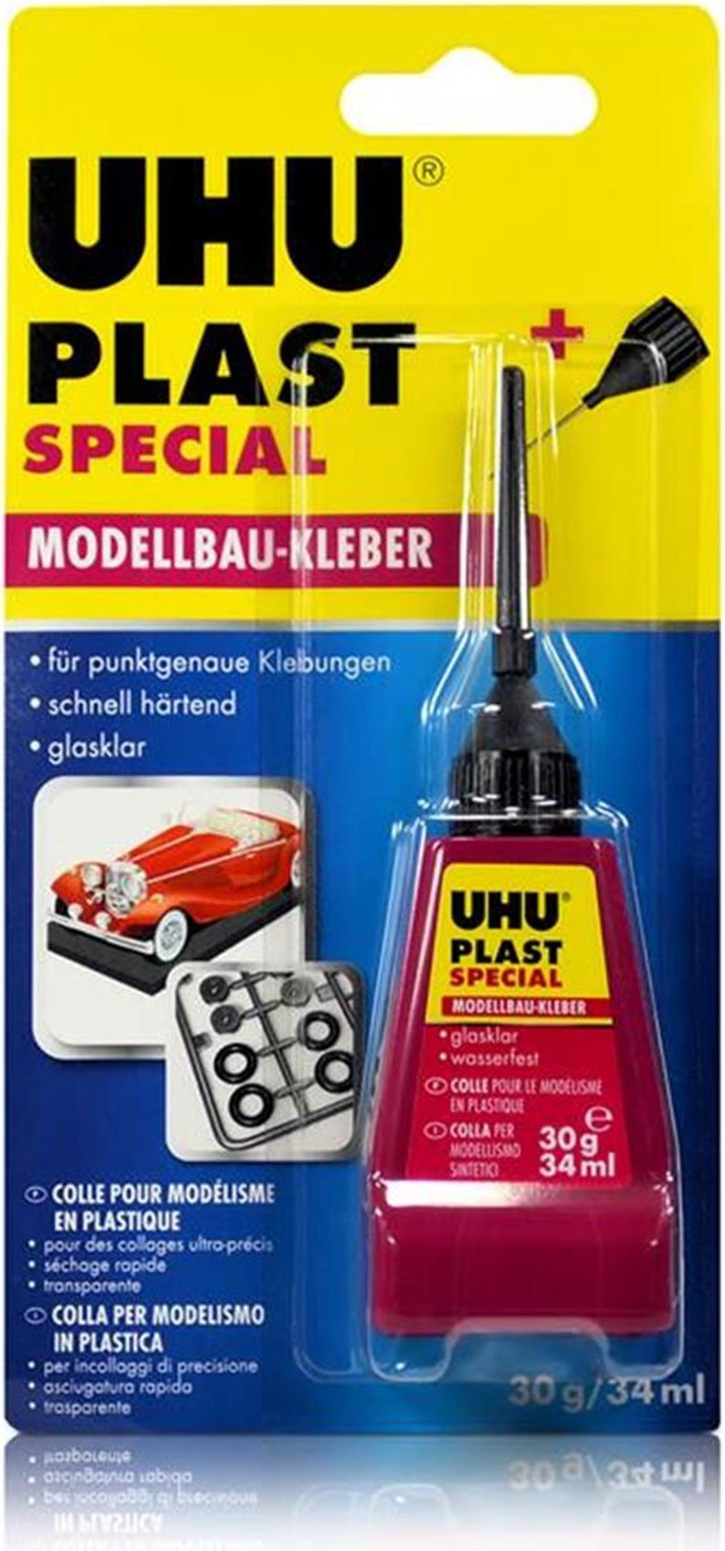 UHU Plast Special Modellbaukleber 30g mit Präzisionskanüle