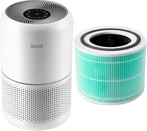 Levoit Luftreiniger H13 HEPA Luftfilter für Allergiker & Core 300 und Core 300S Toxin Ersatzfilter gegen 99,97% von Luftverschmutzung Rauch Abgas HEPA Filter