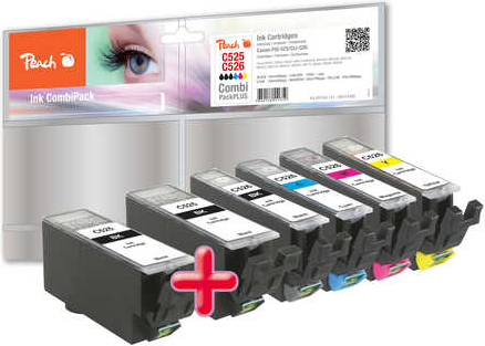 Peach PI100-141 PEACH Tinte MP+ kompt PGI-525/CLI-526XL