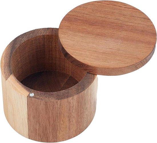 OEM Holzgewürzbehälter mit Drehdeckel für Küche 2026