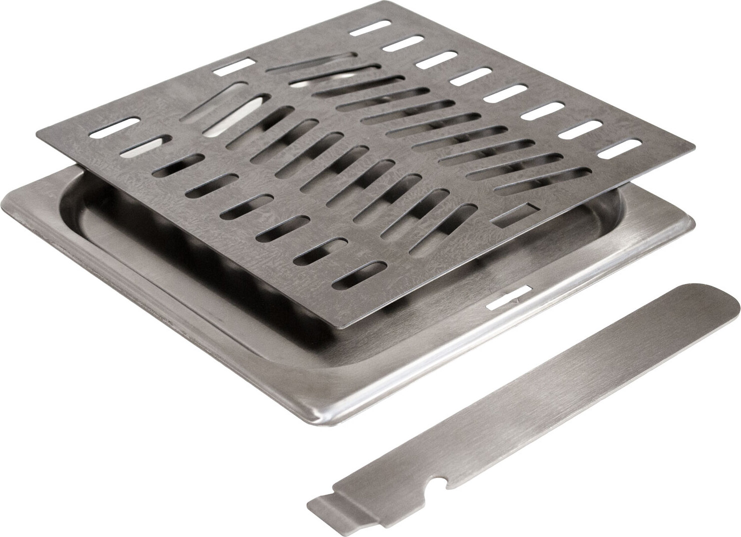 TAINO Set Zubehör Beef-Grill Gas Edelstahl Rost Fettwanne Beef-Maker 93579