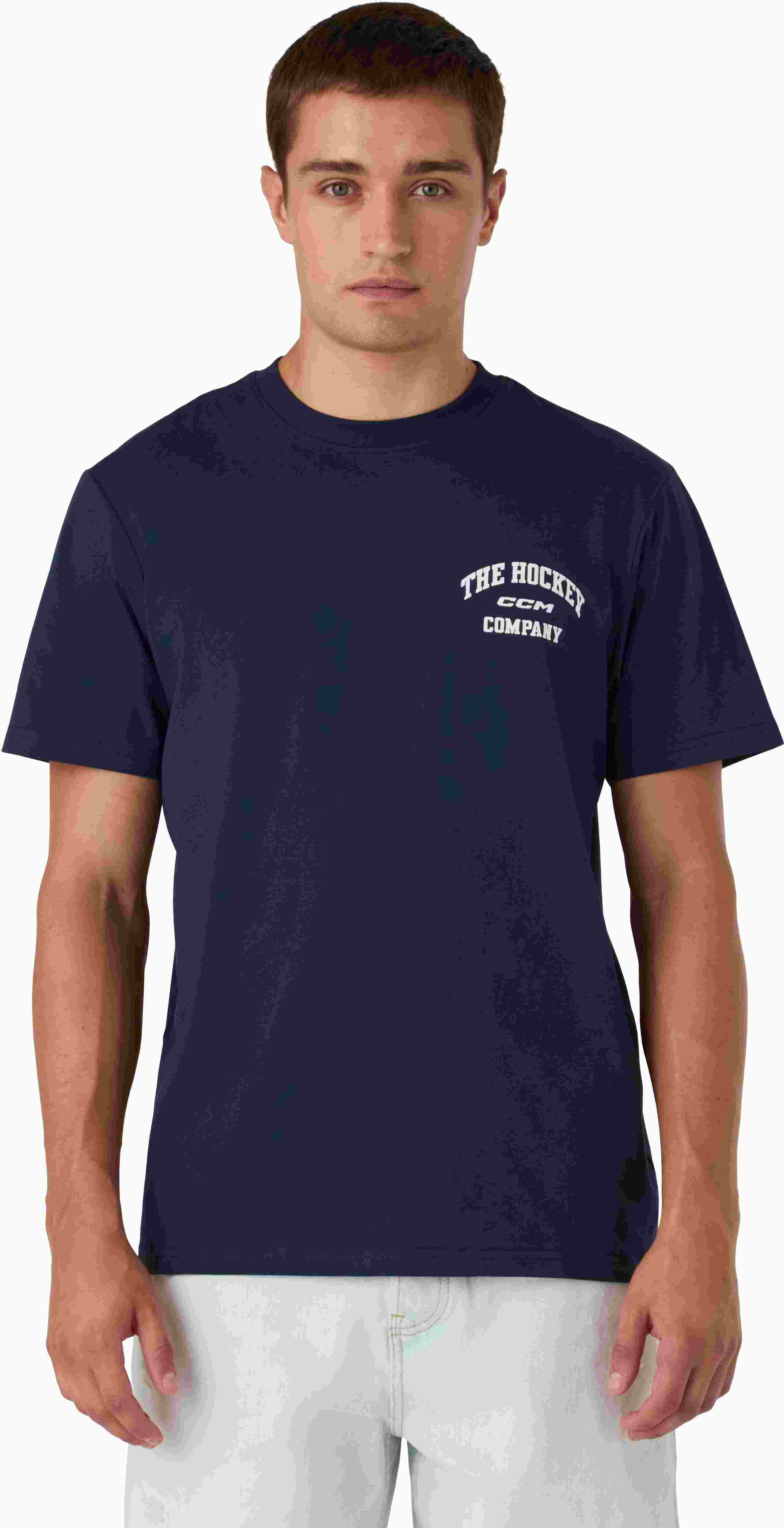T-Shirt CCM ATHLEISURE TEE Senior navy S 6428684