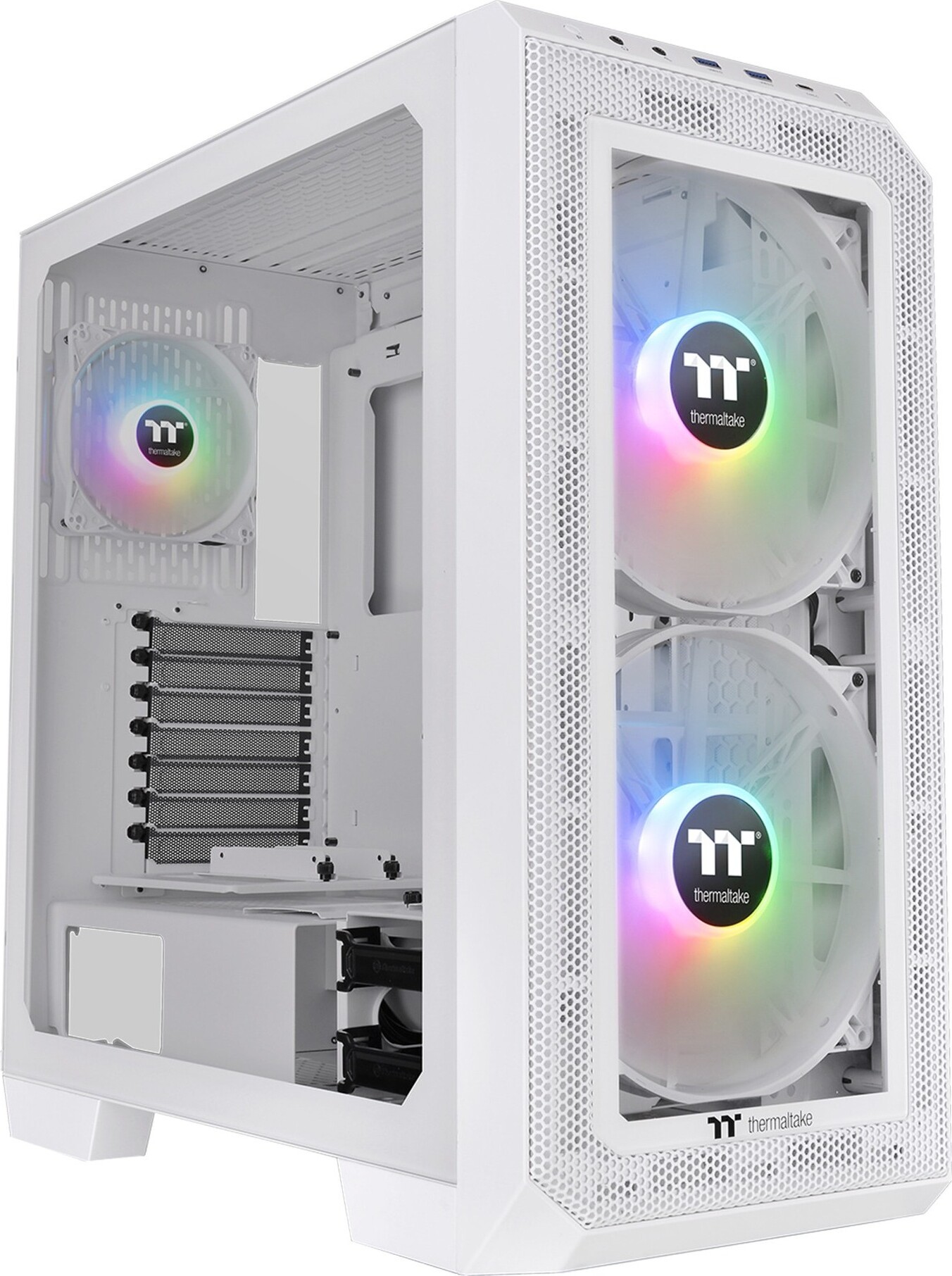 Thermaltake View 300 MX Midi Tower Weiß CA-1P6-00M6WN-00