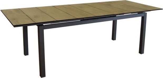 Gartentisch - Rechteckig - Ausziehbar - Aluminiumgestell - Bis zu 10 Personen - HIVAOA - Proloisirs