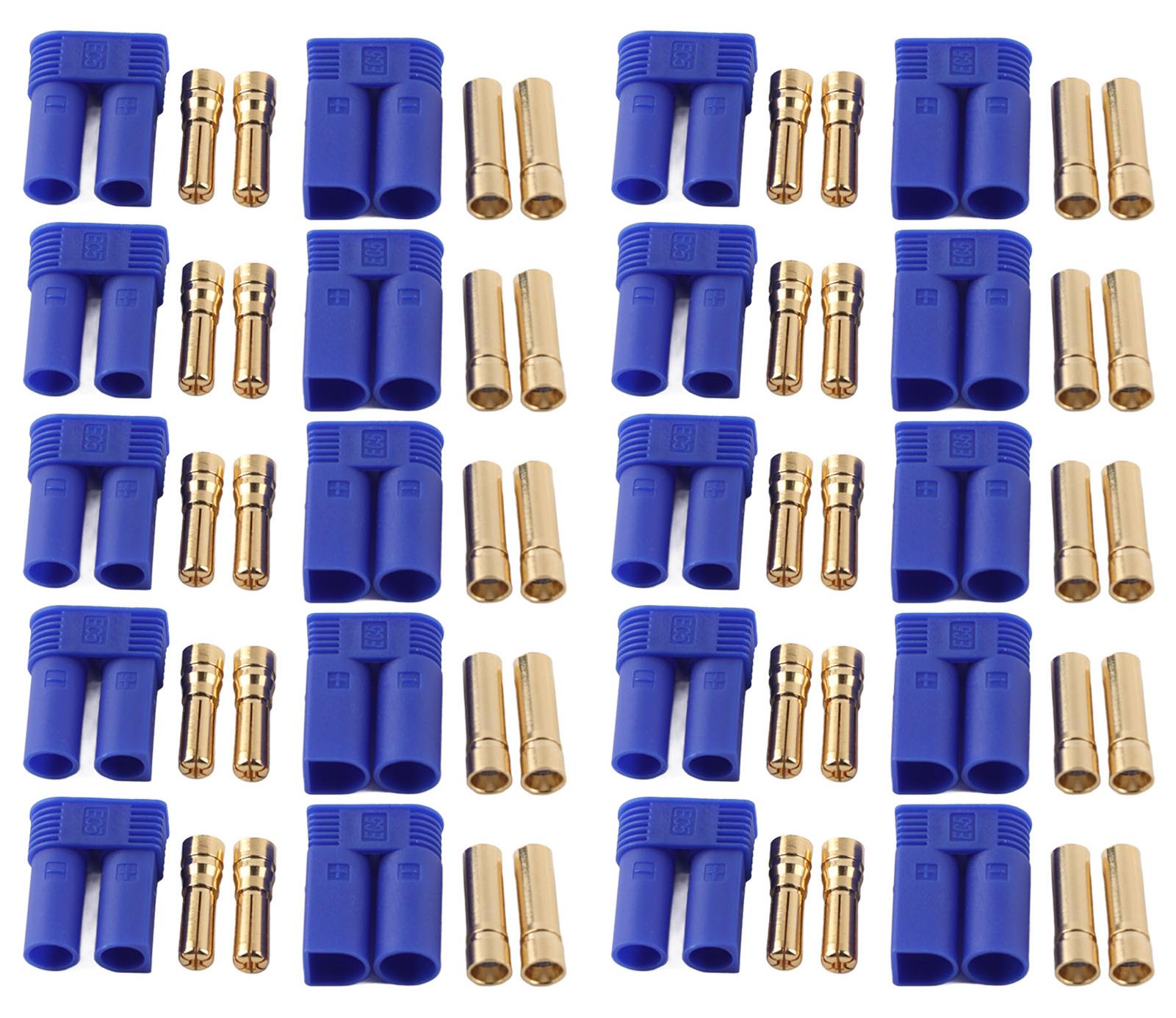 Gistuch EC5-Stecker, hohe Genauigkeit, CNC-Prozesstechnik, abnehmbare, steckbare RC-Batterieanschlüsse