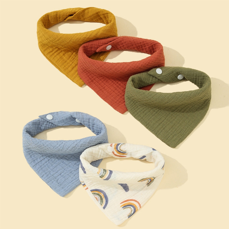 Pippi Baby Dreieckstuch 4er Set – Bio-Baumwolle, Saugstark, Für Babys & Kleinkinder