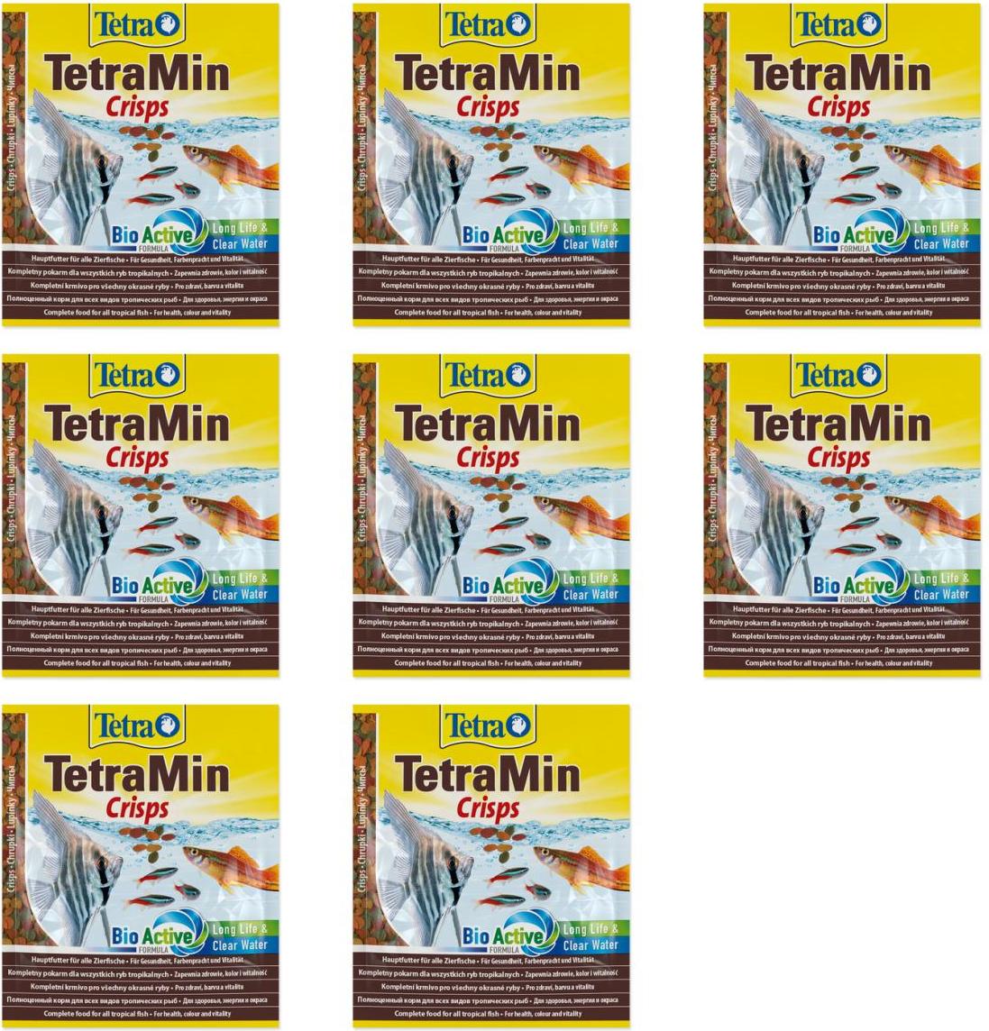 STREFA s.r.o. Tetra Min Crisps Futterbeutel 12g / Packung 8 Stk