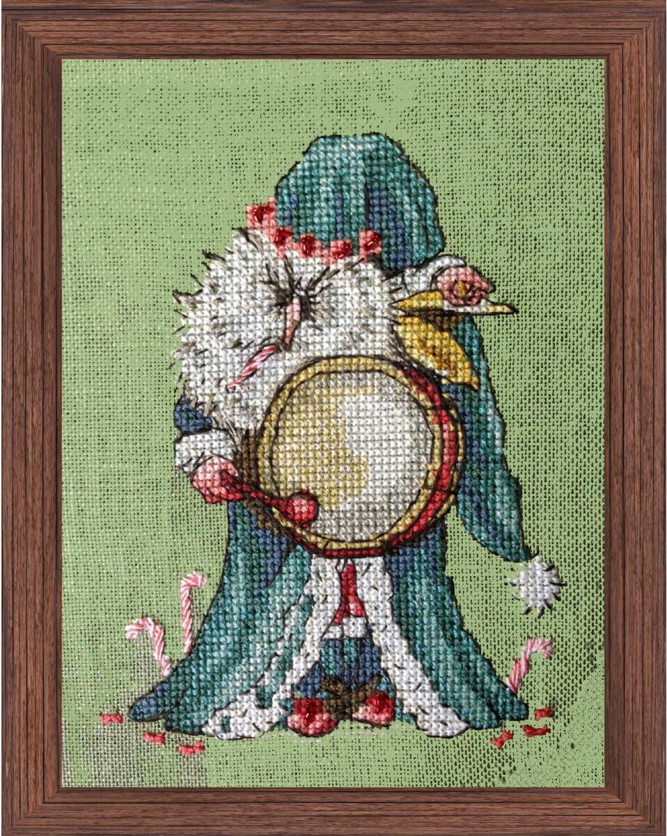 Nimue Fee Main Nimue Kreuzstich Papier-Zählvorlage "Die Jultomte von Schweden", 168GV