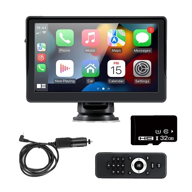 Autorádio, bezdrôtové Carplay, Android Auto, s 32G TF kartou
