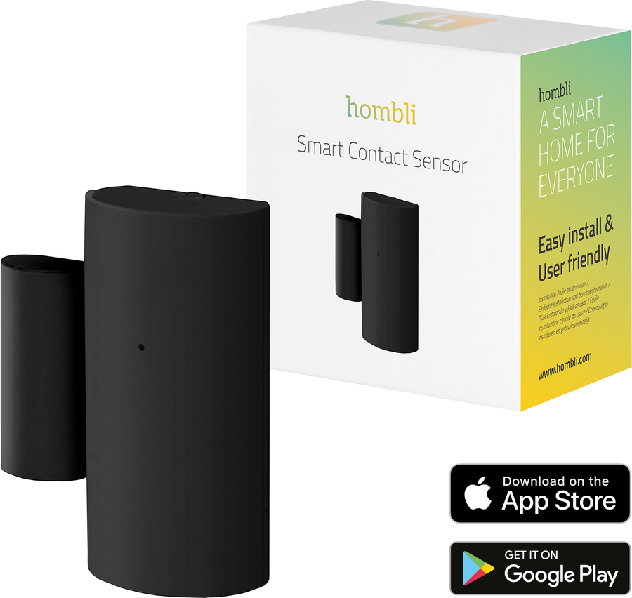 Hombli smarter Bluetooth Kontakt Sensor schwarz. HBSC-0100