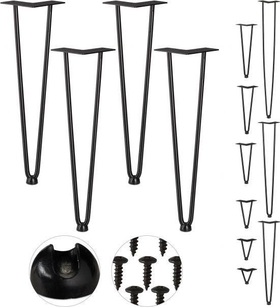 B2X Möbelbein-Haarnadel 4er-Set