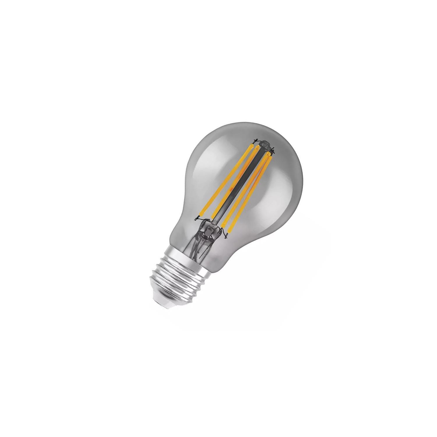 LEDVANCE SMART+ LED Lampe Vintage Kolben E27 Filament 6W 540Lm warmweiss 2500K dimmbar wie 44W 4058075609815 AC32969