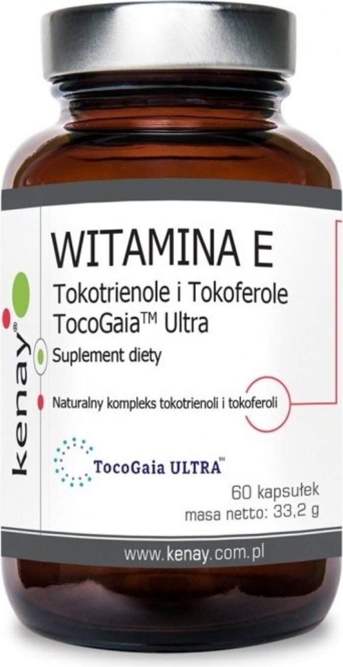 KENAY Vitamin E Tocotrienole und Tocopherole TocoGaia Ultra 60 Kapseln. BI7171