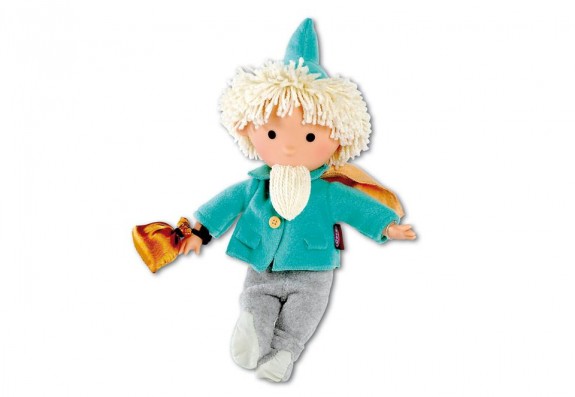 Götz Puppen Sandmann mit Sa.Lied, 39cm, grün 67763