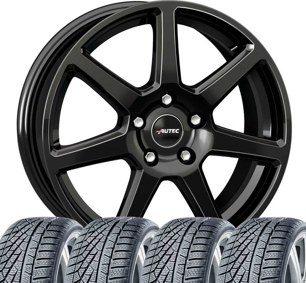 4 zimné kompletné disky Tallin 6,5x15 offset 38 4x108 Black s 185/65 R15 88T Nexen Winguard Snow G 3 WH21 M+S 3 pre Ford B-MAX Tourneo Courier Transit Courier