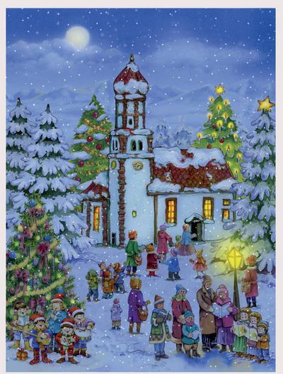 Adventný kalendár \"Vianočná kaplnka\"""""