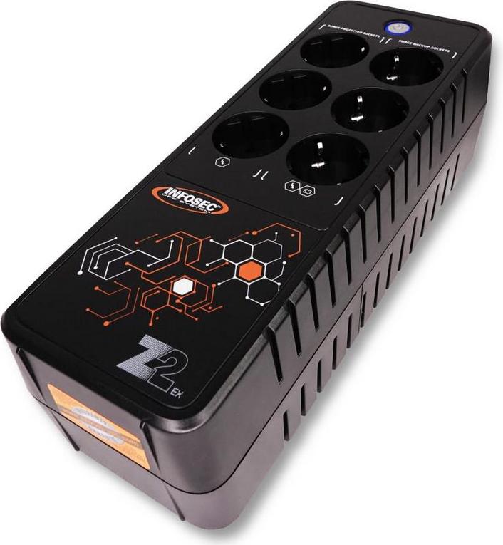 Infosec Z2 EX 700, 0,7 kVA, 360 W, Pseudo sine, 180 V, 280 V, 50/60 Hz 66086N1