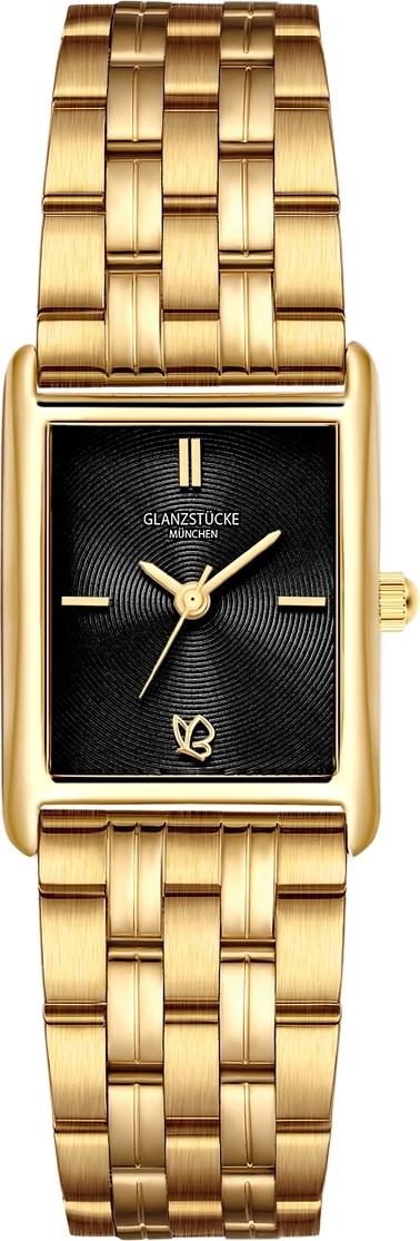 Glanzstücke München Armband-Uhr gelbgold gelbgold Edelstahlgelbgold 10130053 101300530