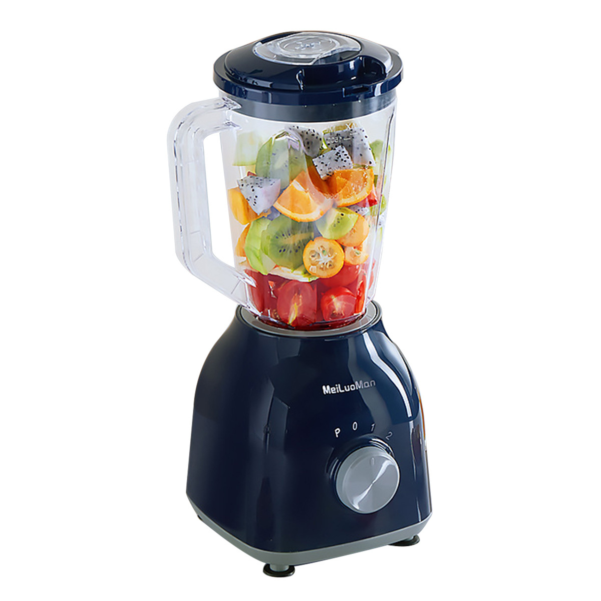 Welikera Hochleistungsmixer 300W Standmixer Haushaltsgerät, 1,5L PC Becher, 18000 U/min, mit Mahlbecher KAUF-INTT-HA362-4