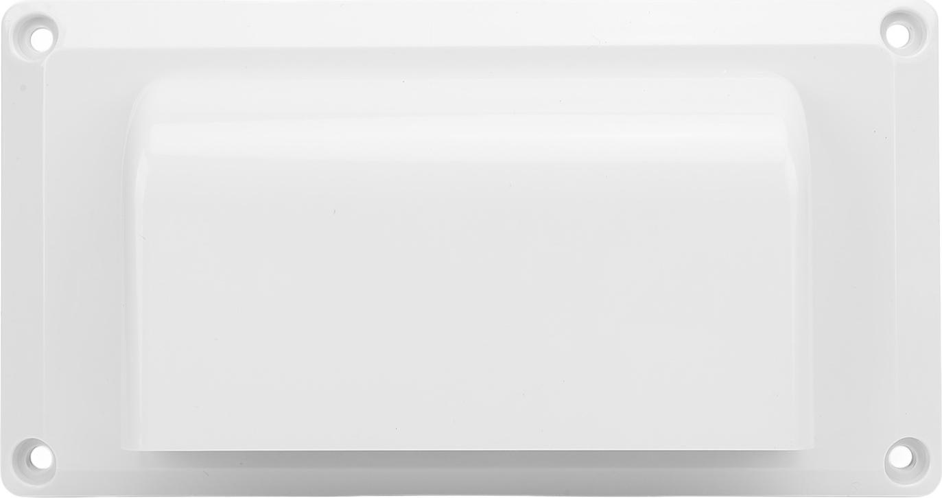 Cocosity Seite RV Entlüftung Abdeckungen UV Beweis Belüftung Auspuff Entlüftung Abdeckung für Camping Fahrzeug Anhänger Boot Yacht Weiß: 03040278