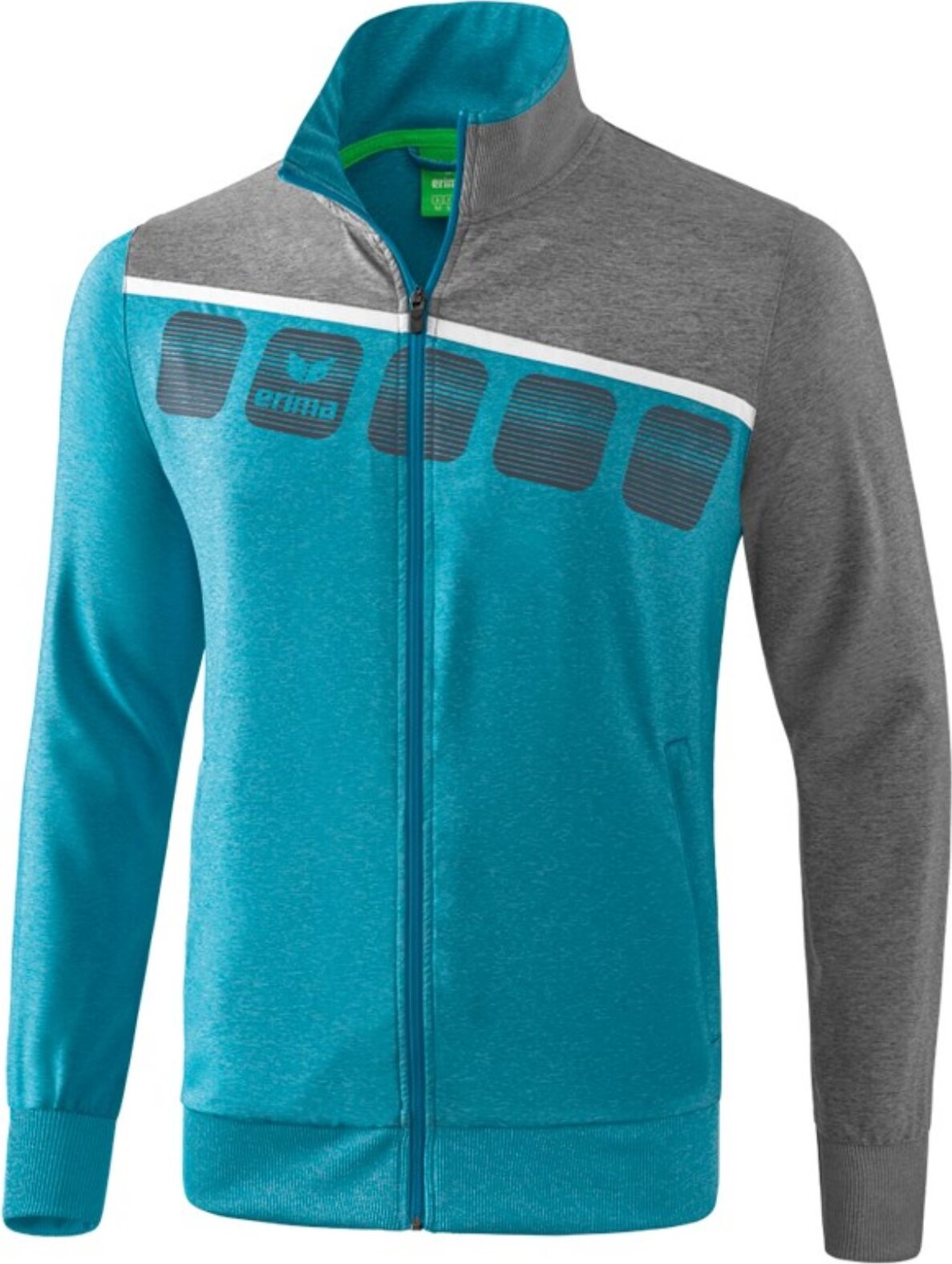 Erima 5-C Präsentaions Jacke orintal blue L 1011906