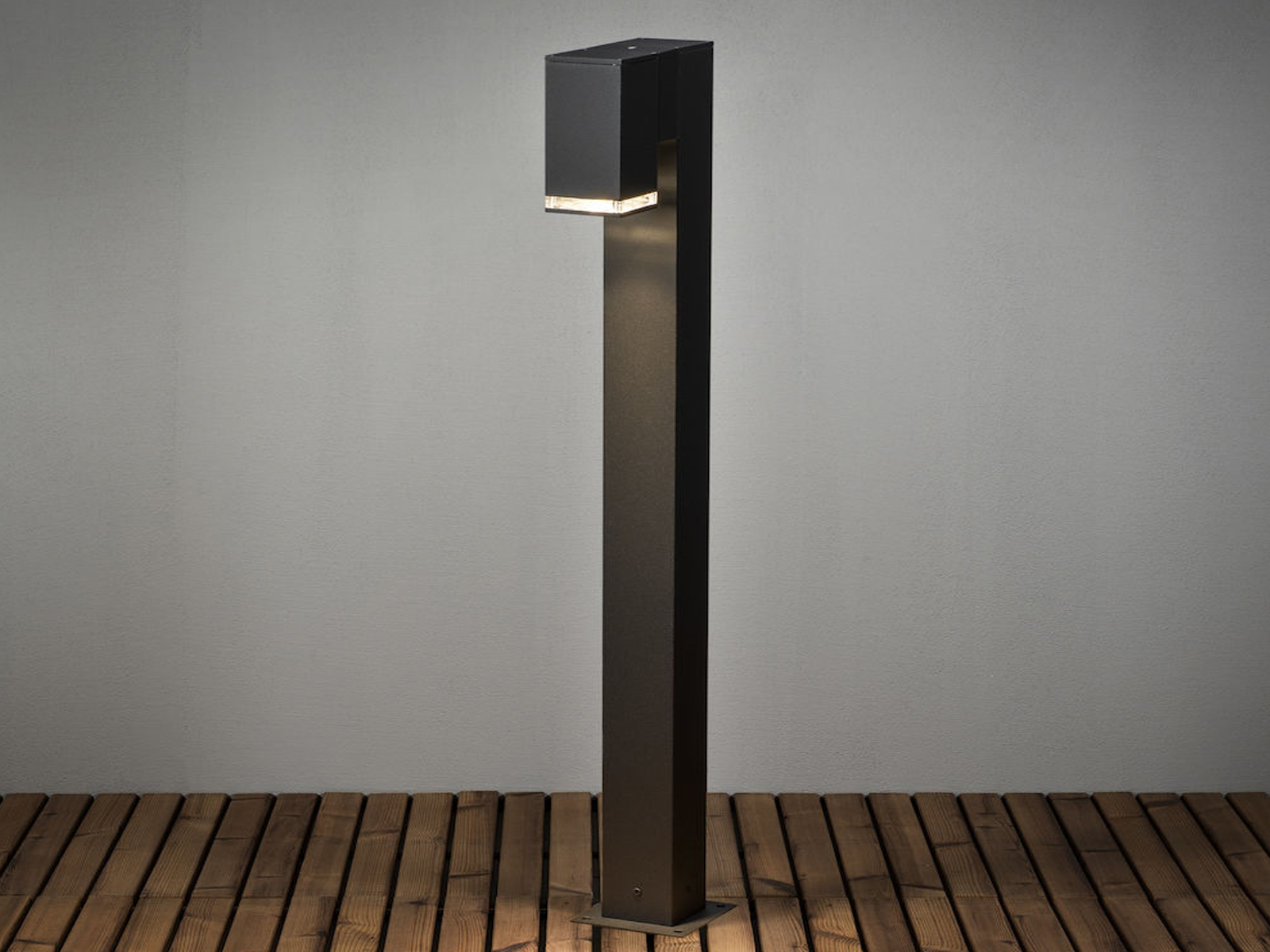 Meine Wunschleuchte LED Wegeleuchte aus Alu zur Wegbeleuchtung und Gartenbeleuchtung, 100cm Schwarz 414LM750