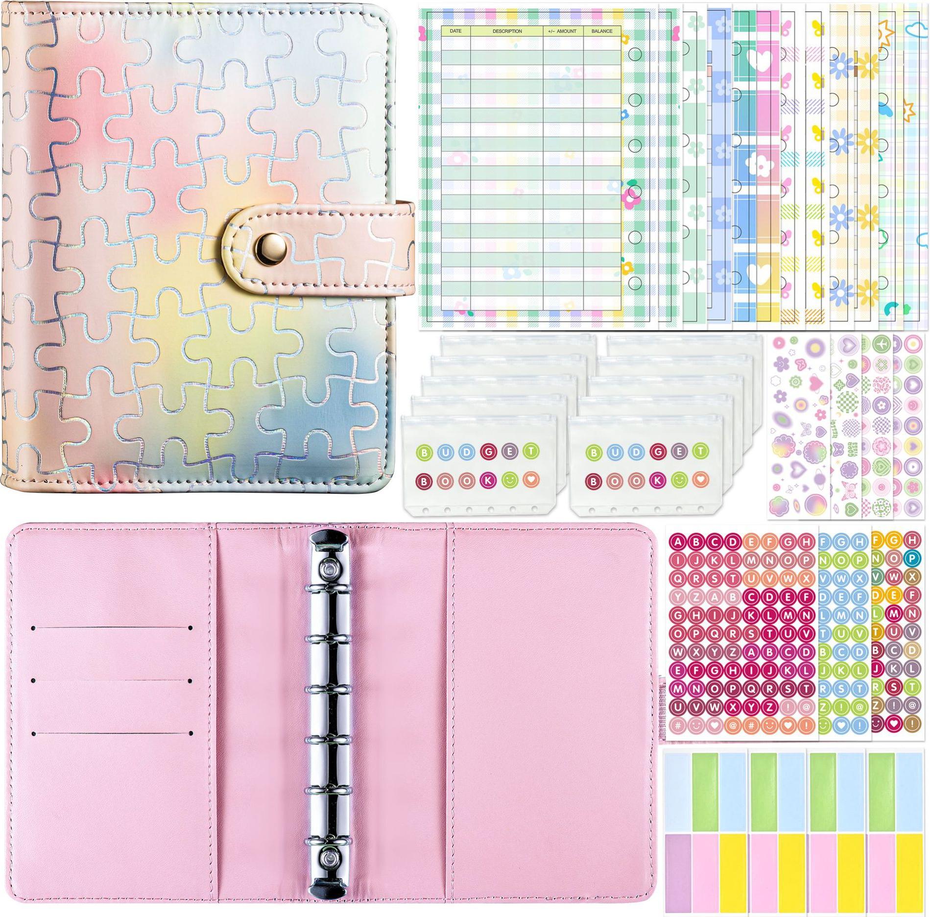 INF A7 Pocket Puzzle Binder - Budgeting Notebook Kit Mehrfarbig 382918