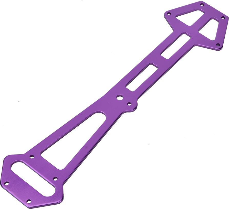 Gistuch Aluminiumlegierungsverarbeitung, CNC-Bearbeitung, eloxierte Oberfläche, Radio-Tablett, passend für HSP 1/10 RC Car