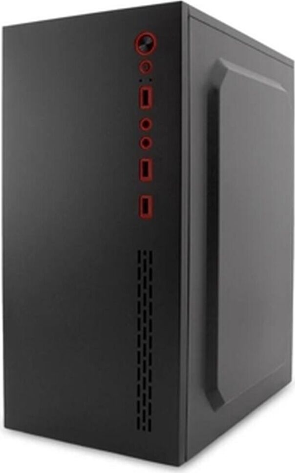 CoolBox PCC-MPC45-1, Desktop, PC, Schwarz, micro ATX, Stahl, 23 cm