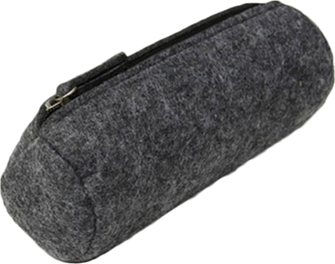 Essen Einfacher Filzzipper Kosmetischer Beutel Bleistiftbeutel Stift Case Schulmaterial Schreibweichung-2# 143701@Essen