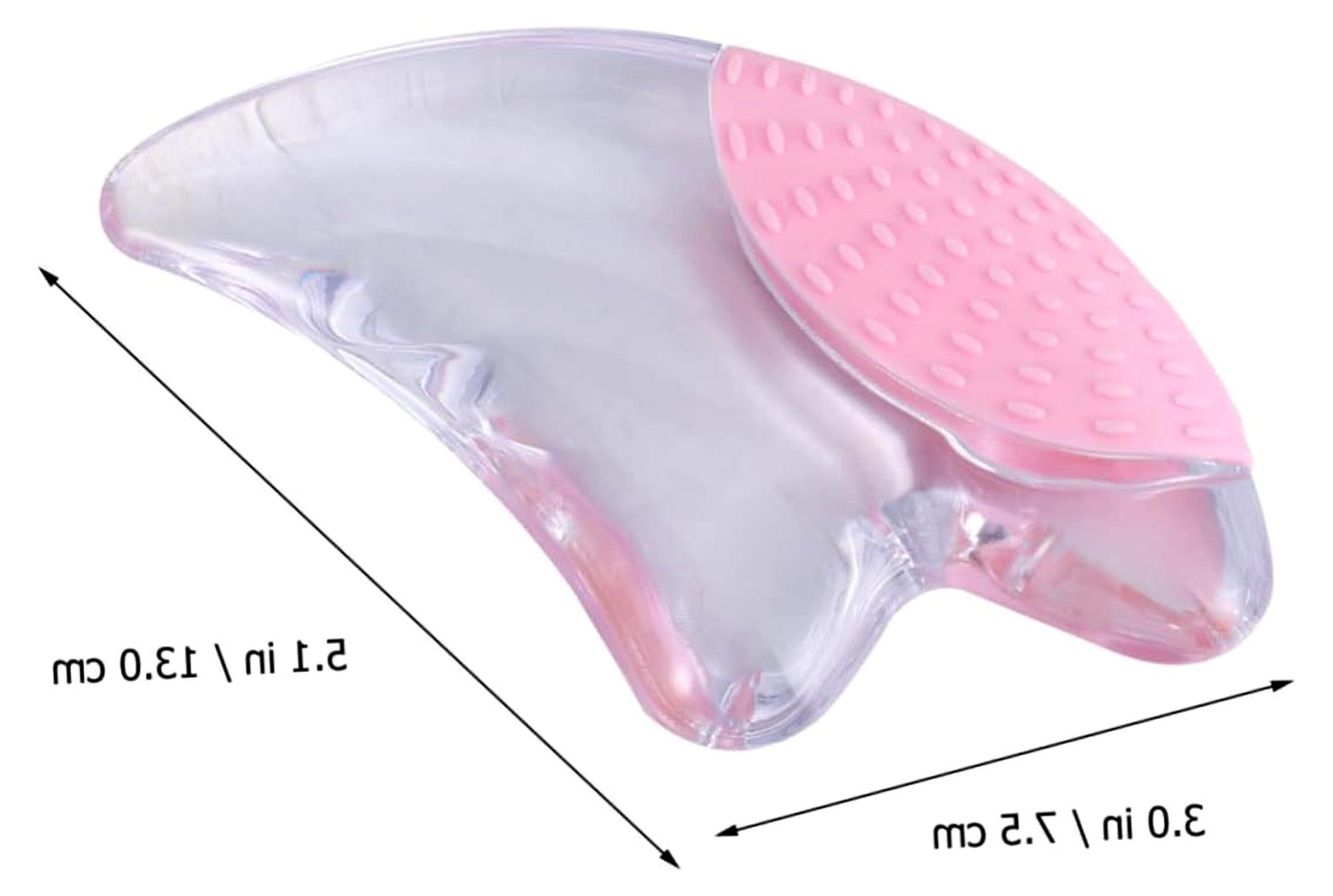 Markenlos Kristall-gua-sha-platte Transparent Aus Harz Schabebehandlung Therapieplatte Schabeplatte Schabestange