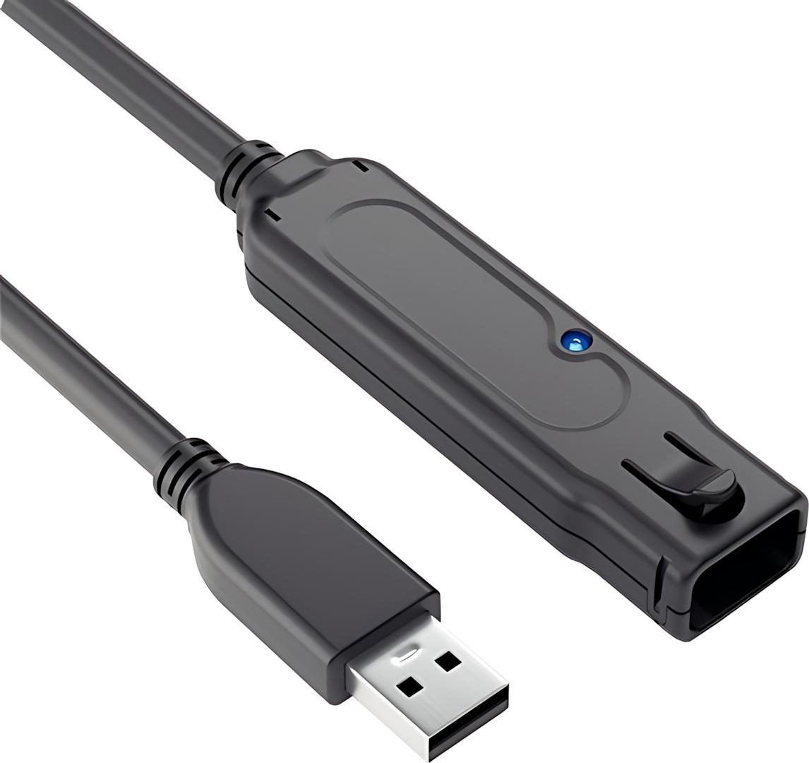 Purelink USB 3.1 Gen.1 Aktiv Verlngerung - schwarz - 10,0m DS3100-100