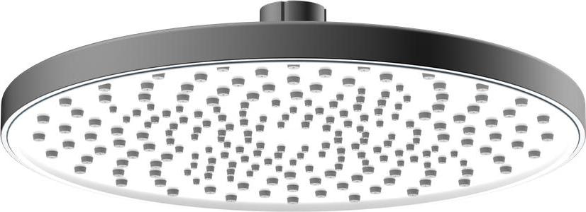 Avapax | Kopf Dusche Rund - 22,5 Cm - Gun Metal Matt - Einfunktions - Wassersparend