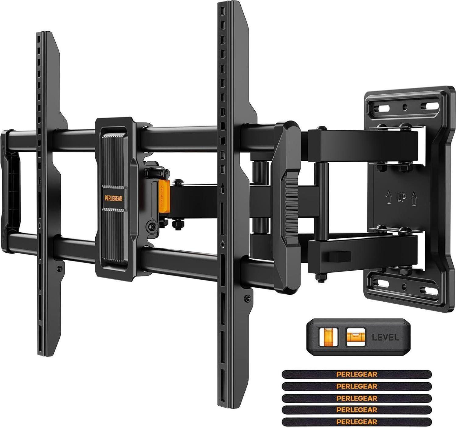 Sonstige Perlegear TV Wandhalterung Schwenkbar Neigbar 42-84 Zoll bis 60kg VESA 600x400mm