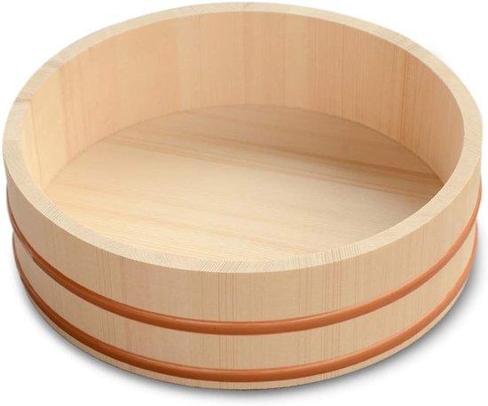 OEM 10,6 Zoll Holz-Sushi-Reis-Box, Hangende Holz-Sushi-Bak, Reismeng-Bak aus Holz 2026