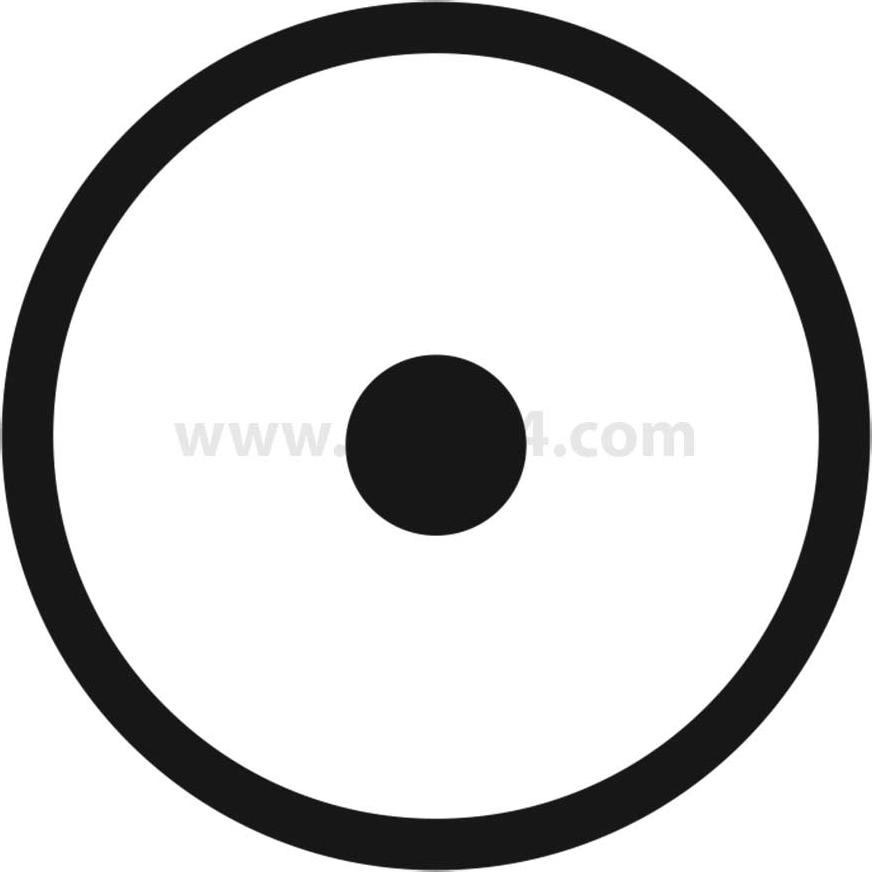 Georg Schlegel Bezeichnungsschild Grafik-Symbol Zuschalten weiß - 1 Stück BSOKJ1169