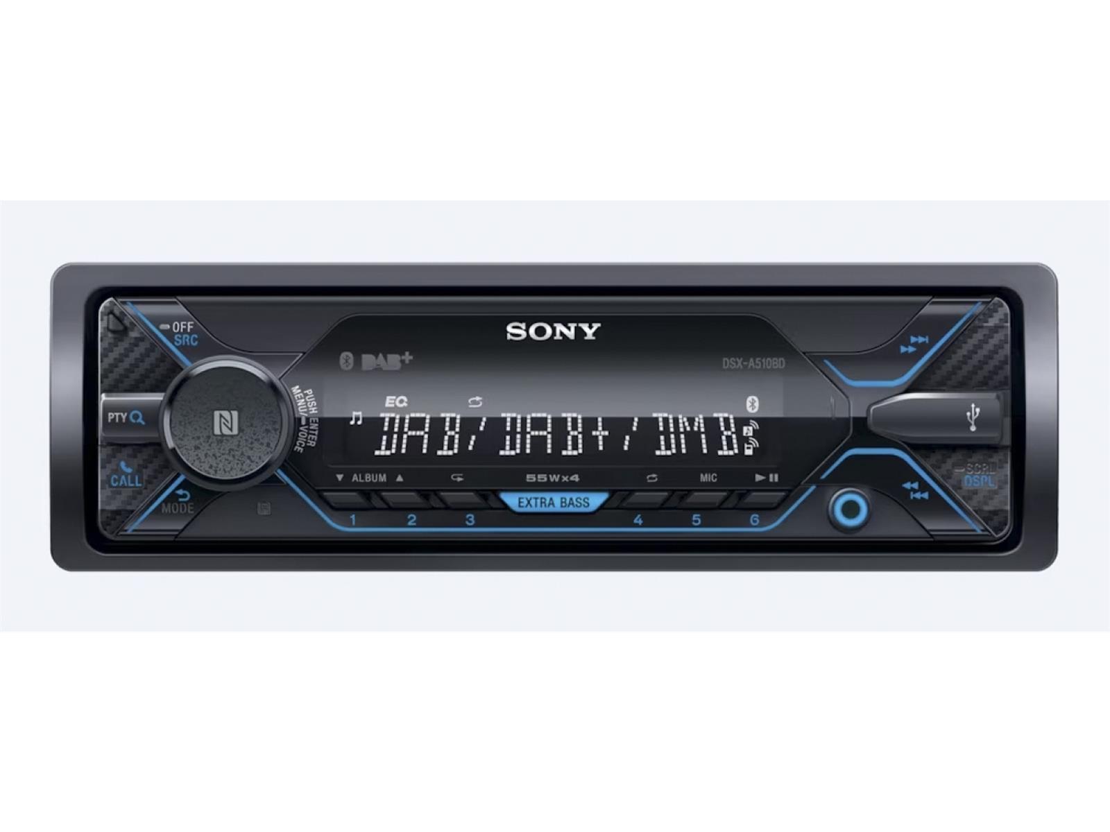 Sony DSX-A510BD-KIT - Autoradio | MP3/USB Antenne inkl. DAB+ DAB | Bluetooth