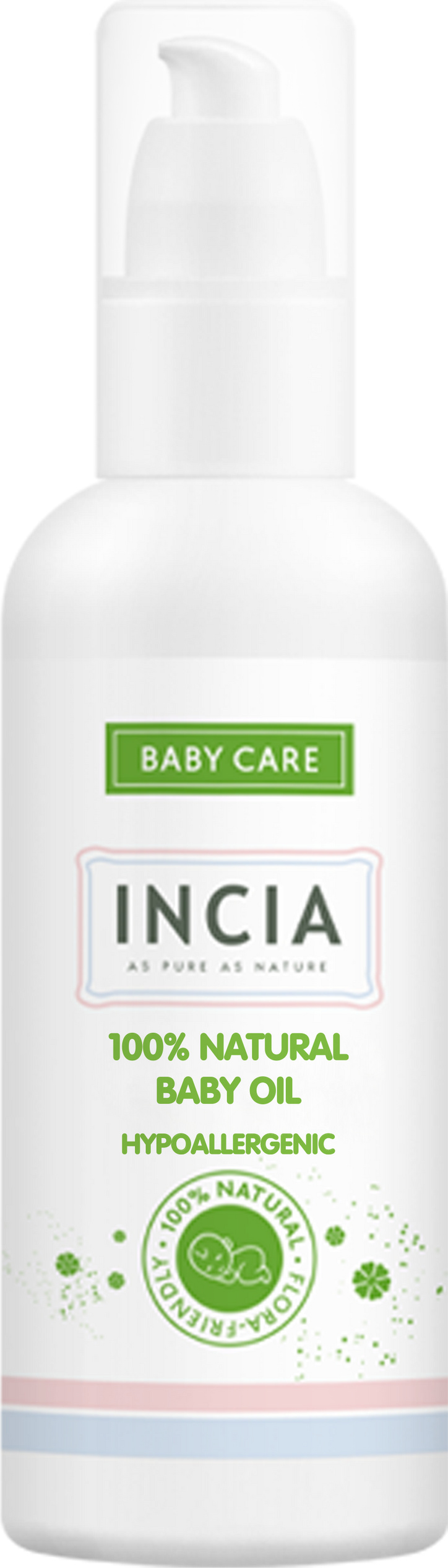 INCIA 100 % natürliches Babyöl hypoallergen
