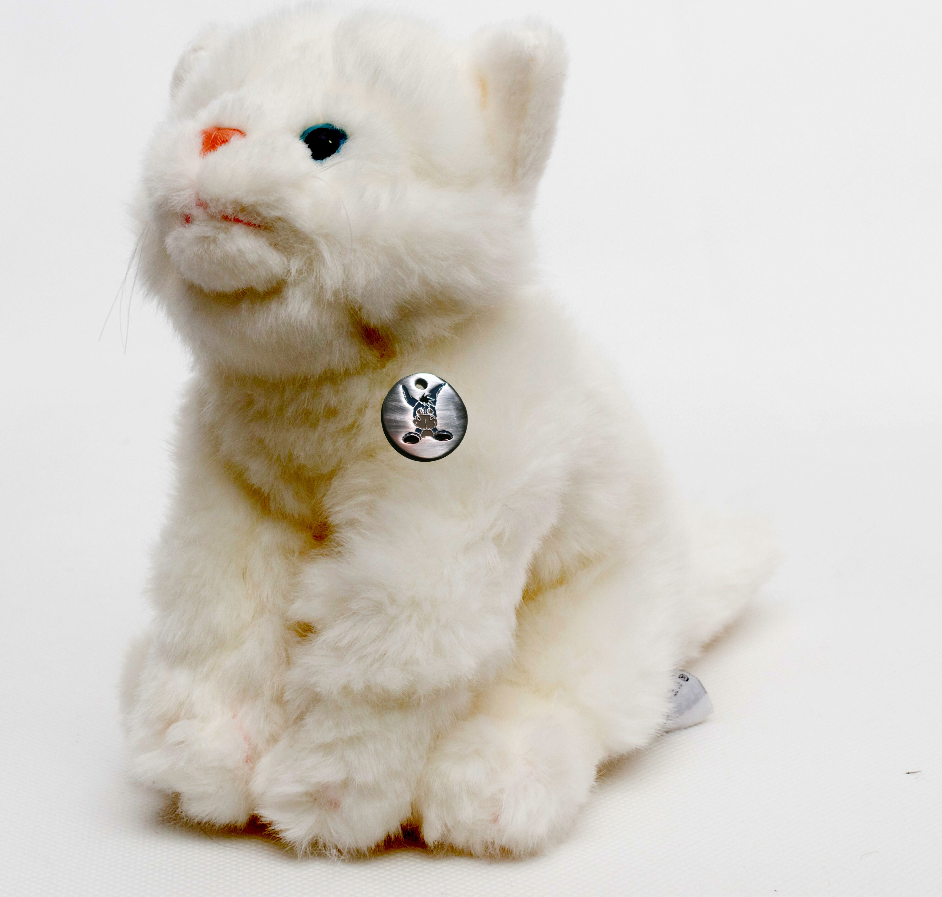 Kuscheltiere*biz Katze Kuscheltier weiß 17 cm Kitten Plüschtier Kätzchen * MINKA KT531317