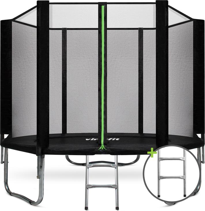 Trampolin mit Sicherheitsnetz - rund - 251 cm