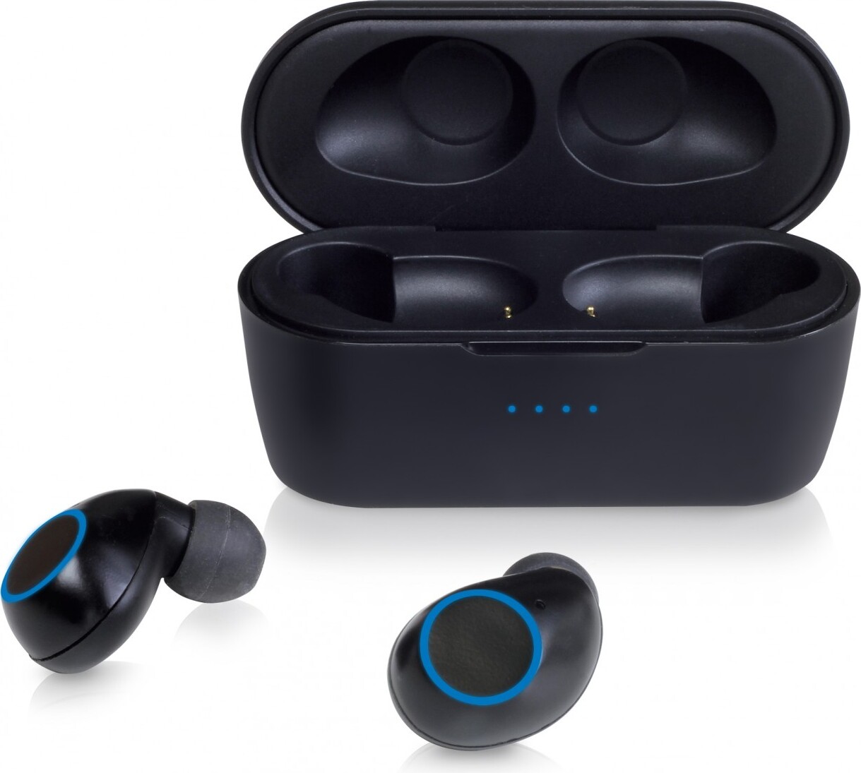 Bezdrôtové stereo slúchadlá Blaupunkt BTW 10 BK - čierne
