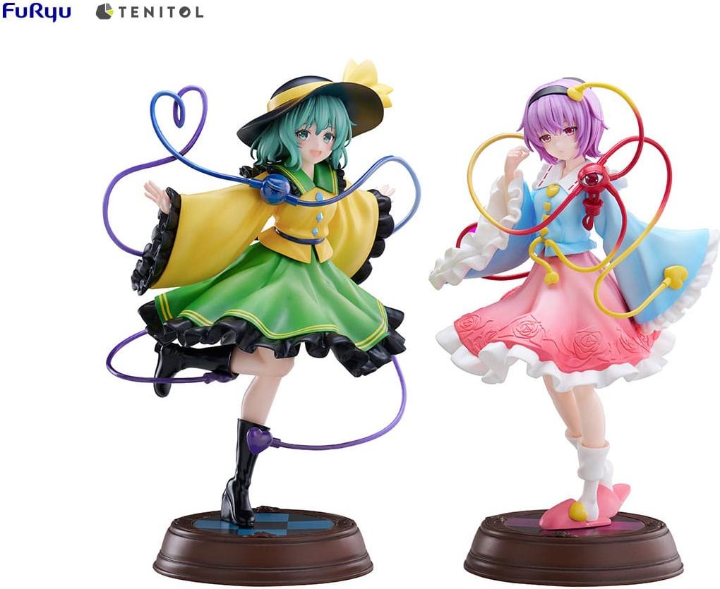 FuRyu Touhou Project Tenitol PVC Statue Koishi Komeiji & Satori Komeiji 22 cm 849