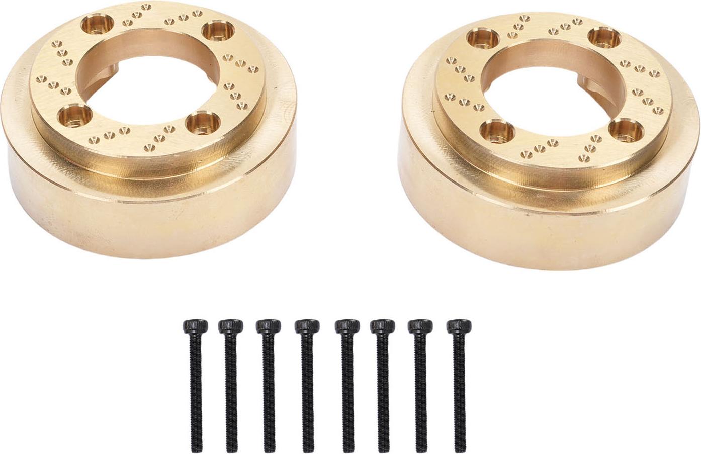 Gistuch 2pcs Radgewichtsblöcke Ersatz für MK07 1/7 RC -Auto -Messing -Gegengewichte mit hoher Dichte