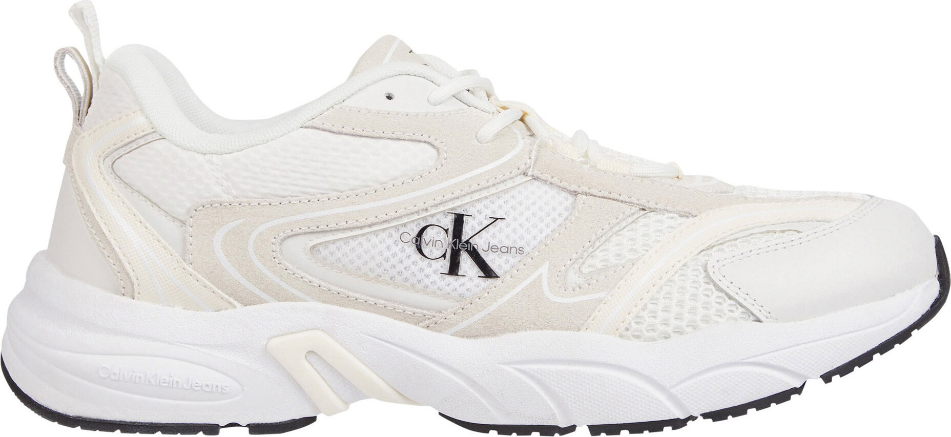 Calvin Klein Jeans Pánske tenisky YM0YM00636 0K6 Farba: biela Veľkosť: 44